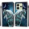 KENHONER Custodia per Xiaomi Redmi Note 14 4G, Lupo