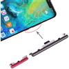 Generico compatibile con Huawei Mate 20 Pro/LYA-L09 LYA-L0C LYA-L29 KIT TASTI TASTO ESTERNI LATERALI TASTINO ACCENSIONE power ON OFF + PULSANTE controllo VOLUME side keys (Black)
