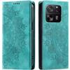 CASEONJAN Cover per Xiaomi 13T / 13T Pro, Pelle PU Custodia a portafoglio con scomparti per Slot Schede, Antiurto Flip Caso Cover per Xiaomi 13T / 13T Pro (Vintage Verde)