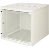 LINK LK1909U66G Armadio Rack 19 9 Unità da Muro 490X 540 X Profondità 600 mm, Grigio Chiaro