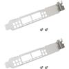 OTOTEC 2 staffe per schede di rete a piena altezza con viti compatibili con Mellanox MCX653106A CX653106A Connectx-6