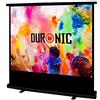 Duronic FPS100 /43 schermo di proiezione 100" formato 4:3 / 203 X 152 cm - telo proiettore retrattile auto-portante per videoproiettore Full HD 3D 4K - Home cinema home theater ufficio