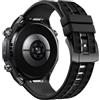 GIOPUEY Cinturini Compatibile con Huawei Watch Ultimate 2/GT6/GT5/GT4/Runner 2, Morbido TPU Cinturino [Design a Colori di Giunzione] - Black