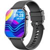 MFVLP Smartwatch Uomo Donna, 1.85'' Orologio Smartwatch con Chiamata Bluetooth, 120+Modalità Sportive Fitness Tracker Impermeabil IP68, per Android/iOS
