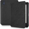 Caweet Custodia per Kobo Clara Colour/Kobo Clara BW 6 pollici 2024 Release, ultra leggera in pelle PU con accensione e spegnimento automatico, nero