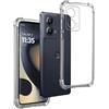 REY Cover in Gel TPU Anti-Shock per Motorola Moto Edge 5G 2024, Morbido Silicone Custodie Protettivo Case, Anti-Scratch, Protettiva Sottile Back Cover