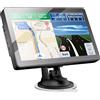 HEYOUTH GPS Navigatore Satellitare 9 Pollici Touchscreen 8GB+DDR256 POI Avviso Guida Vocale Lane Aggiornamento EU 0 a Vita per Auto e Camion