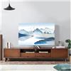 DVMSIEF Copertina TV Paraluce for televisione con forza elastica paesaggistica, tessuto antipolvere for TV, 32-75 pollici, stile cinese semplice e moderno(02,47-50 inch)