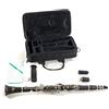 GEWA Roy Benson Bb Clarinet CB-218 (con sistema Boehm, corpo in ebanite, meccanismo in nichel argentato, compresi gli accessori per la cura e la custodia rettangolare, con set di zaini)