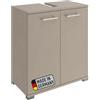 Probus Mobile sottolavello Basic, design moderno in cashmere, larghezza 60 cm, con piedini in plastica, prodotto in Germania