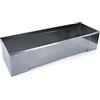 Lily cook Stampo Tronchetto Quadrato in Inox 30 cm Argento | Acciaio inox, stampo tronchetto quadrato, 30,5 cm, estremità rimovibili, sformatura semplificata, pasticceria, argento