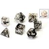Sirius Dice - Black Cloud Translucent Poly Dice Set