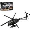 Engineerkiter MH-6 Little Bird Elicotteri da costruzione, aeroplani militari, 595 pezzi, blocchi di costruzione dell'aeronautica militare, regalo per collezionisti e appassionati per adulti