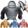 HONGECB Stretch Gorilla Toy, Gorilla Antistress, Monkey Squishy, Indistruttibile a Forma di Gorill/a, Giocattolo Antistress Gorillas, Divertenti Giocattoli Morbidi Antistress (Nero o marrone a scelta)