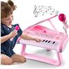 Norkbeng Pianola Bambino,Pianoforte con Microfono,Bambini Tastiera Musicale Giochi,Regali per Bambina 1 2 3 Anni