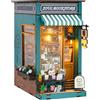 FEIMUOSI Angolo Lettura Kit Book Nook Casa Miniatura 3D Puzzle Legno