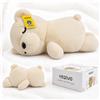 Yeqivo Peluche Koala a Forma di Orsacchiotto Addormentato, Bambola del Sonno per Bambini, Regalo per Neonati e Ragazzi (50CM, Bianco)