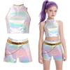 Hojalis Korea Pop Singer Costume per Bambini, 3 Pezzi Anime Cosplay Costume, Costume da cosplay per bambini, Costume Kpop Demon Hunt-Ers per Cosplay, Carnevali e Feste a Tema, Halloween