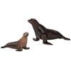 TOMY- Ania Animal Pack, Sea Lion with Baby Leone Marino e Cucciolo articolato Mini Figura, T16076