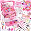DAJWJAN Beauty Case Trucchi Bambina 64 Pezzi - Set Make Up con Specchio
