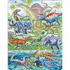 Larsen FH49 Dinosauri che volano, corrono e si tuffano, Puzzle Incorniciato con 70 pezzi
