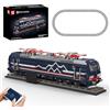 Mould King 12045 Vectron MS - Set di costruzione di locomotiva elettrica, 3.072 pezzi, modello motorizzato con tracciato di visualizzazione, APP e progetto di assemblaggio meccanico telecomandato per