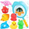 Tantanbear Bath Squirt Toys Per Bambini, Giocattoli Da Bagno Per Bambini Da 1 2 3 4 Anni, 9 Pezzi giocattoli da bagno pe r bambin i Antimuffa, Giochi Acqua Neonato Pe r Animali Marini