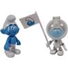 OPO 10 2 Statuette dei Puffi da Creare, con Cui Giocare e da Collezionare! Il Puffo e Il Puffo Astronauta - CS49
