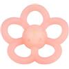 Nattou Sonaglio Fiore in Silicone - Giocattolo sensoriale - Fiore Giocattolo - Silicone Senza BPA - 10 cm - Rosa