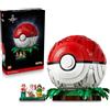 LEGO Pokémon Momenti Allenatore Iconici: Poké Ball - Kit di Modellismo per Adulti con Pikachu, Eevee e 2 Minifigure - Decorazione Stanza da Gaming - Regali per Gamer da Collezione per Fan - 72154
