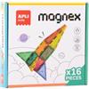 APLI Kids 19419 - Gioco educativo di costruzione con parti magnetiche trasparenti, varie forme geometriche magnetiche per creare figure 3D.