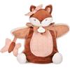 DOUDOU ET COMPAGNIE - Marionetta Mina Volpe Rosa 25 cm - Doudou Baby e Peluche Marionetta ultra morbida - Compagno di risveglio e interattività - Idea regalo per nascita per neonata - DC4690