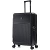 CELIMS - Valigie con scomparto frontale tascabile per laptop - Cabina, medio, grande, 55 x 35 x 25, ABS, ruote 360 gradi, ABS, resistente, leggero, bagagli, set di valigia, Nero , Grande, Grande
