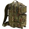 Brandit US Assault Pack Large Unisex Zaino verde oliva 100% poliestere