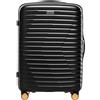 WITTCHEN Motion Line Valigia media bagaglio da viaggio leggero Valigia rigida policarbonato lucchetto TSA manico telescopico 4 ruote doppie 360° Taglia L Nero-oro