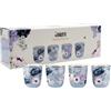 Bialetti - Bridgerton Set 4 bicchierini 80ml, Porcellana