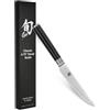 KAI Shun Classic coltello da bistecca giapponese 12 cm lunghezza lama - Coltello damasco 32 strati nucleo VG MAX - 61 (±1) HRC - Manico in legno di Pakka - Made in Japan - Coltello da griglia