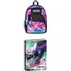 Seven Bundle di Seven Zaino Scuola Media Ragazza, Scuola Elementare, Dual Detach, Sprint Pain Girl + Seven Diario