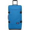 Eastpak Tranverz M Valigia Media 78L (67 x 35,5 x 30 cm), Bagaglio a Ruote, Valigia Leggera e Resistente con Doppio Scomparto, Manico Telescopico e Serratura TSA - BUBBLE BLUE