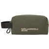 Karl Lagerfeld Jeans Uomo Coated Pu Wash Bag Forest Night One size