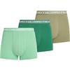 Karl Lagerfeld Uomo Logo Trunk Multiband (3 Pack) Foiliage/Oil/Absinth Green XL