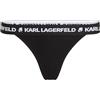 Karl Lagerfeld Donna Logo Brazilian (3 Pack) Black M