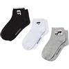 Karl Lagerfeld Donna Ikon Short Socks (3 Pack) Black/White/Grey 35-38