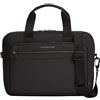Tommy Hilfiger Uomo Borsa Laptop Repreve con Tracolla Rimovibile, Nero (Black), Taglia Unica