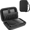 ProCase Custodia Hard Disk Esterno 2.5", può Tenere 2 Dischi Rigida per HDD SSD TOSHIBA UnionSine Maxtor KESU Seagate My Passport Hitachi SanDisk 500G 1TB 2TB 3TB 4TB -Nero