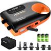 FOWAWU Pompa per Sup Elettrica 3 * 7800 mAh Batteria Ricaricabile, Sistema di Raffreddamento Attivo a 12 V DC, 20 PSI Gonfiaggio Intelligente a Due Stadi, Auto-off, Gonfiaggio e Deflazio