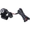 INTERPHONE ACCMOTO2USB - Kit Alimentato dalla Batteria da Manubrio Tubolare per Moto con Doppia Presa USB - 5V 2A - Cavo 150cm