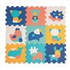 Ludi 9 Piastrelle in schiuma con motivi animali-Tappeto da pavimento-Puzzle gigante-a partire da 10 mesi, Colore Multicolore, 10023
