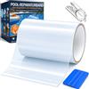ShadowRealmTech Kit Riparazione Piscina 10 x 200cm - Toppe per Piscina Nastro Adesivo PVC
