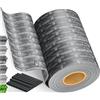 KESSER® Rotolo di strisce frangivista in PVC per recinzioni, opache, 35 m x 19 cm, 30 clip di fissaggio, resistente alle intemperie, protezione dal vento, per recinzioni da giardino, in rattan